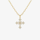 Saintly Cross Necklace
