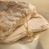 Sanctuary Cross Necklace