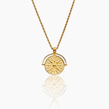 Compass Medallion Necklace
